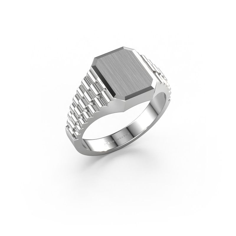Signet ring Erik 1 585 white gold