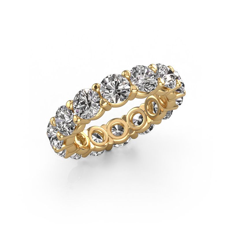 Ring Heddy rnd 4.7 585 gold zirconia 4.7 mm