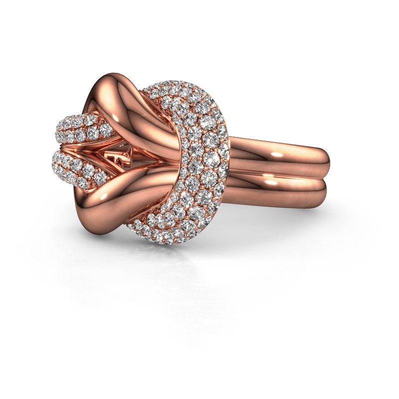 Afbeelding van Ring Delena<br/>585 rosé goud<br/>Diamant 0.817 Crt