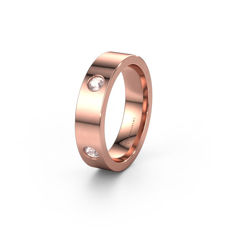 Alliance WH0104L15BP 585 or rose champagne morganite 3 mm ±4x2 mm