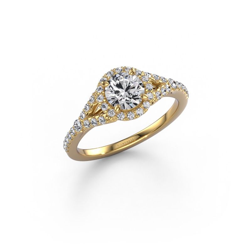 Engagement ring Kimber RND 585 gold diamond 0.922 crt