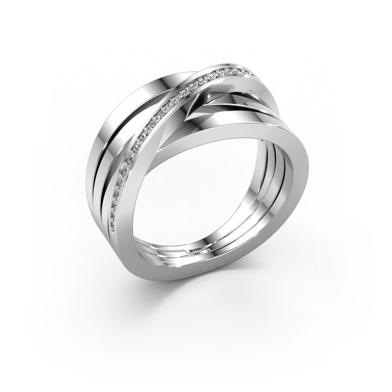 Ring Esmee 585 Weißgold Diamant 0.145 crt
