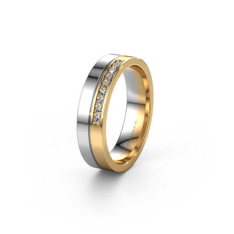 Alliance WH0213L15AP 585 or blanc diamant synthétique ±5 x 1,7 mm