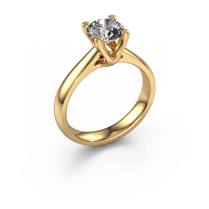 Förlovningsring Janna 1 585 gult guld diamant 1.00 crt