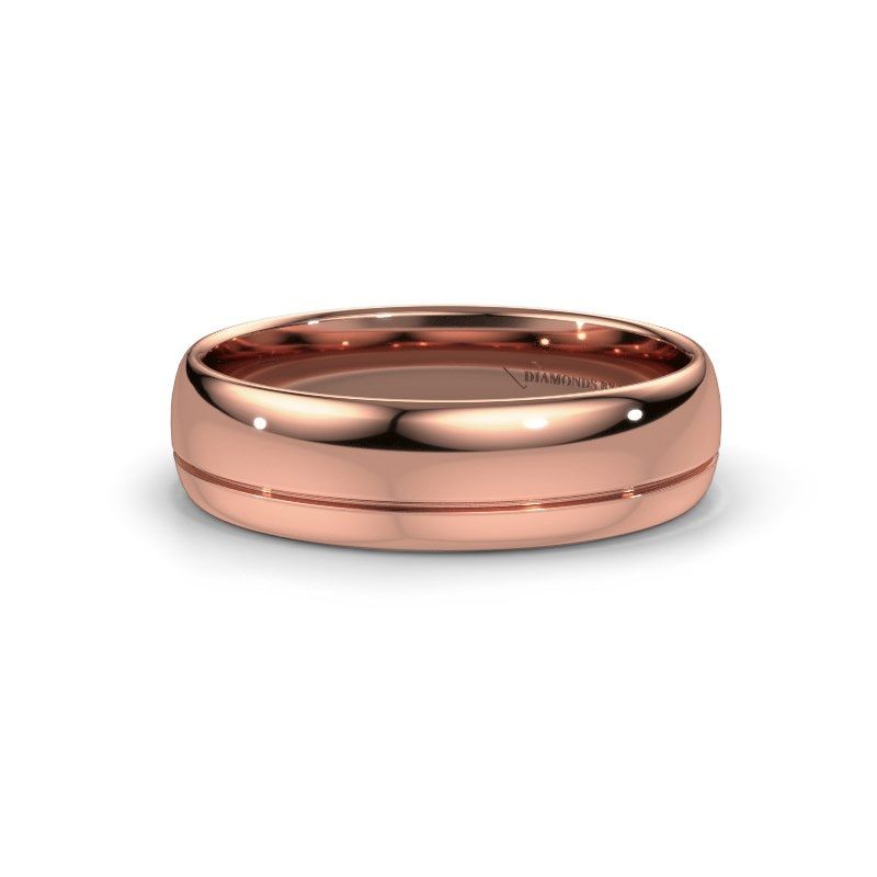 Afbeelding van Trouwring WH0300M36AP 585 rosé goud ±6x1.7 mm