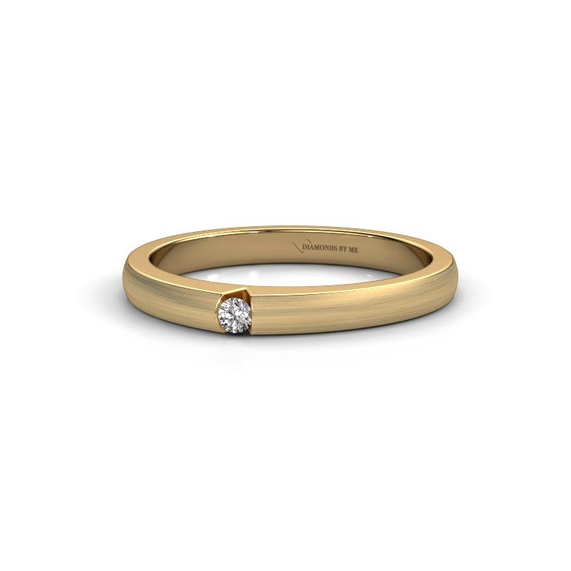 Image de Bague de fiançailles Theresia<br/>585 or jaune<br/>Diamant 0.03 crt