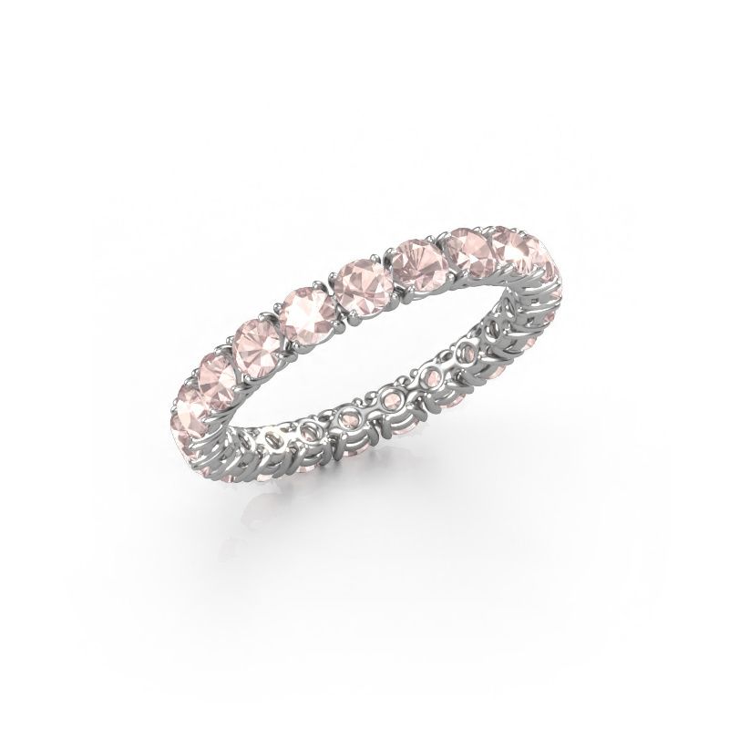 Ring Vivienne 2.9 585 Weißgold Morganit Champagner 2.9 mm