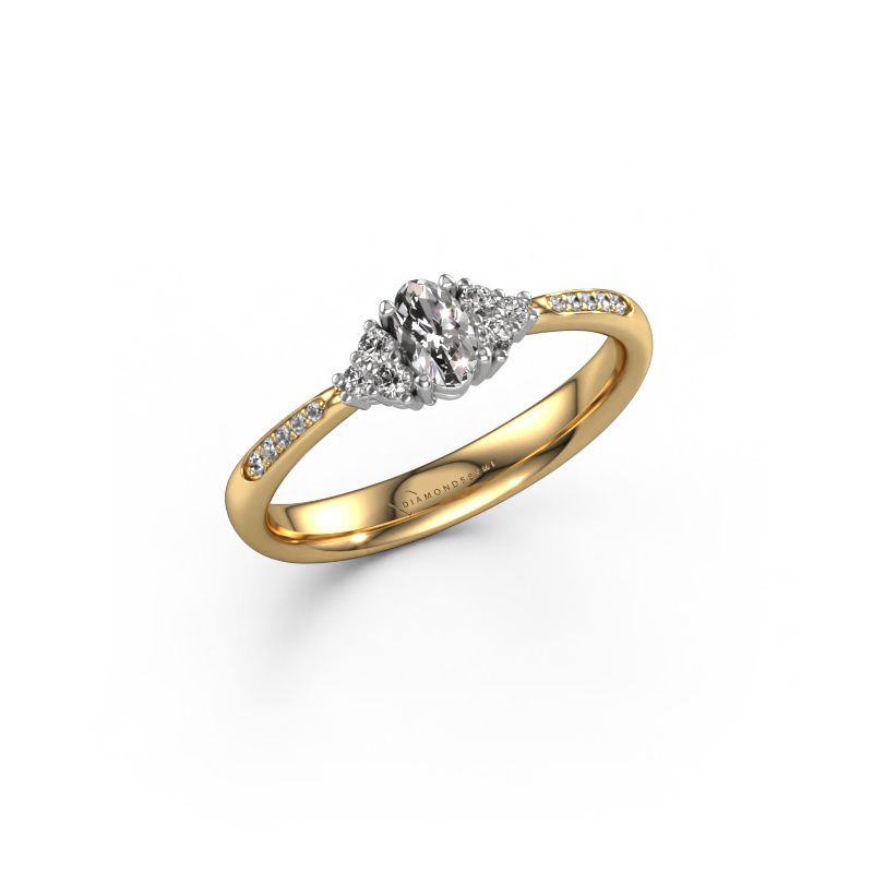 Verlobungsring Aleida OVL 2 585 Gold Diamant 0.474 crt