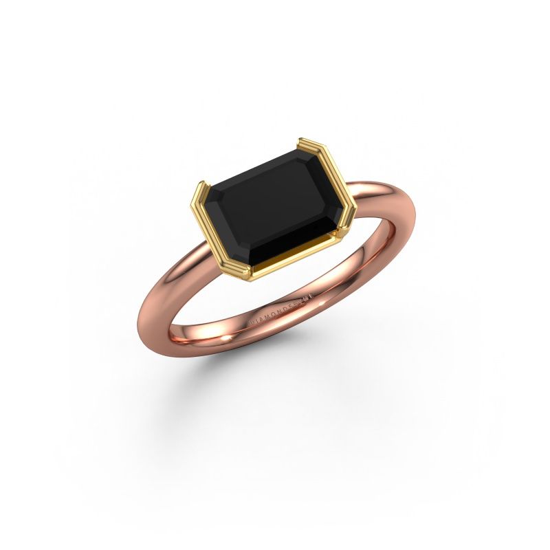 Verlobungsring Tayler EME 585 Roségold Schwarz Diamant 2.10 crt