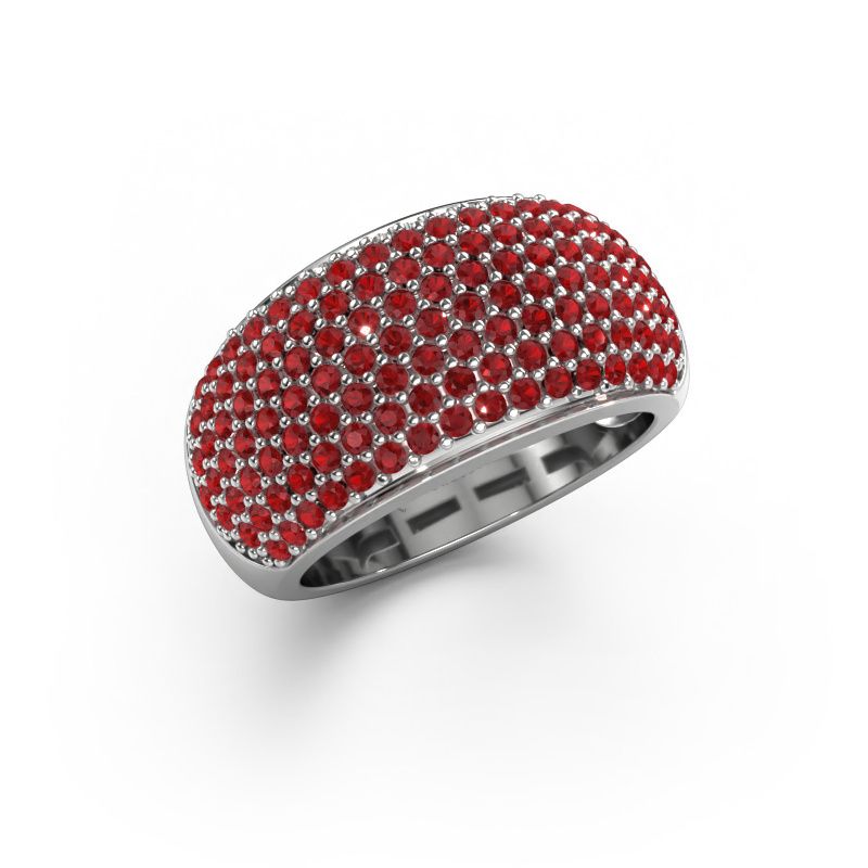 Ring Kati 950 platinum ruby 1.3 mm