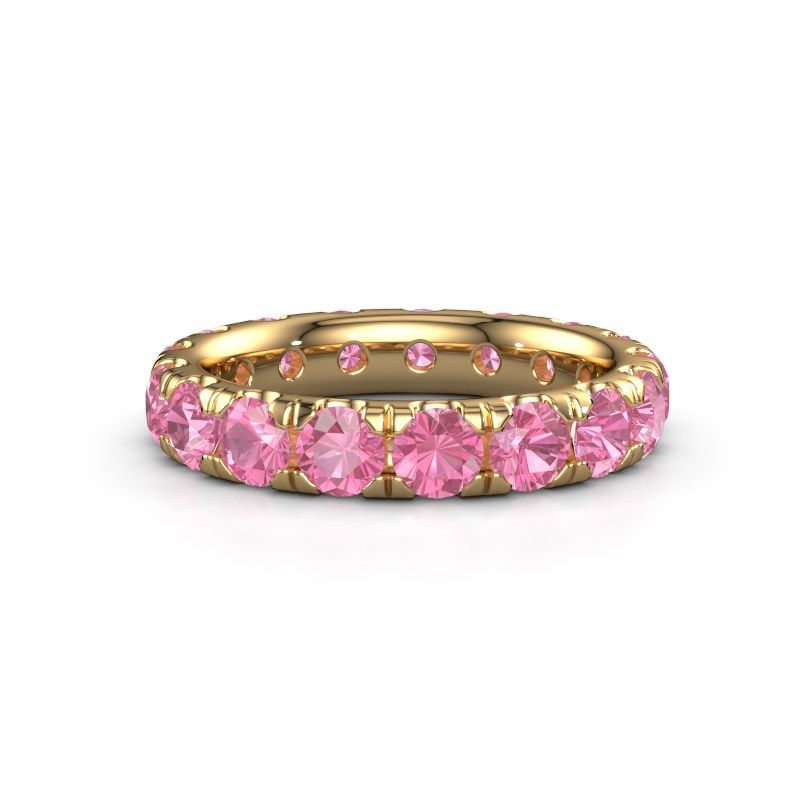 Image of Stackable Ring Jackie 3.7<br/>585 gold<br/>Pink sapphire 3.7 mm
