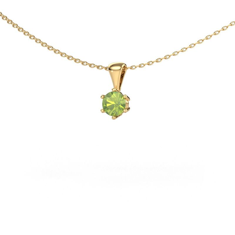 Ketting Fay 585 goud peridoot 4.7 mm