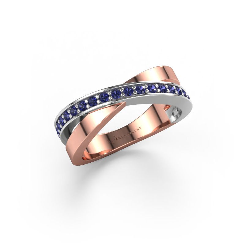 Bague Essie 585 or rose saphir 1.5 mm