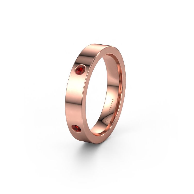 Ehering WH0104L14BP 585 Roségold Granat 2.2 mm ±4x2 mm