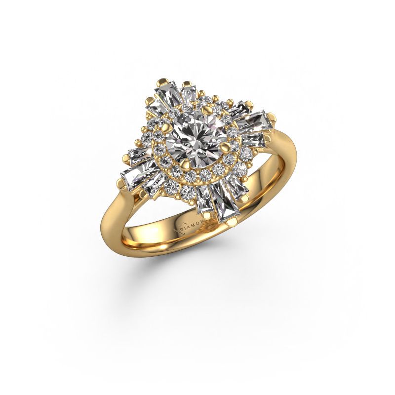 Verlovingsring Thalia 585 goud diamant 1.443 crt