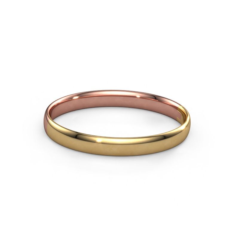 Armreif Jane 8mm 585 Roségold