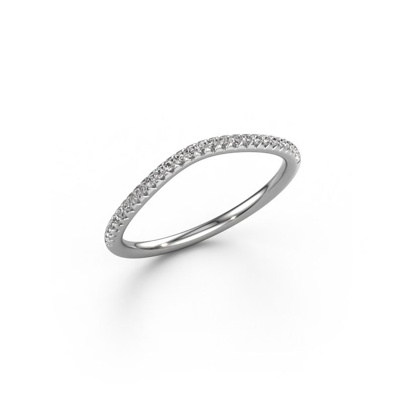 Aanschuifring SRH0842C10H3 585 witgoud diamant 0.14 crt