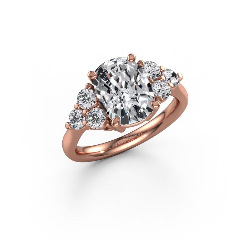 Verlovingsring Serenity CSH 585 rosé goud lab-grown diamant 3.60 crt