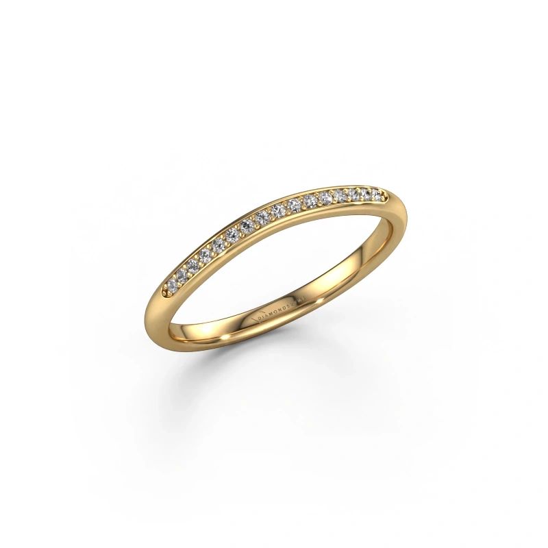 Ring SR20A2H 585 Gold Lab-grown Diamant 0.08 crt
