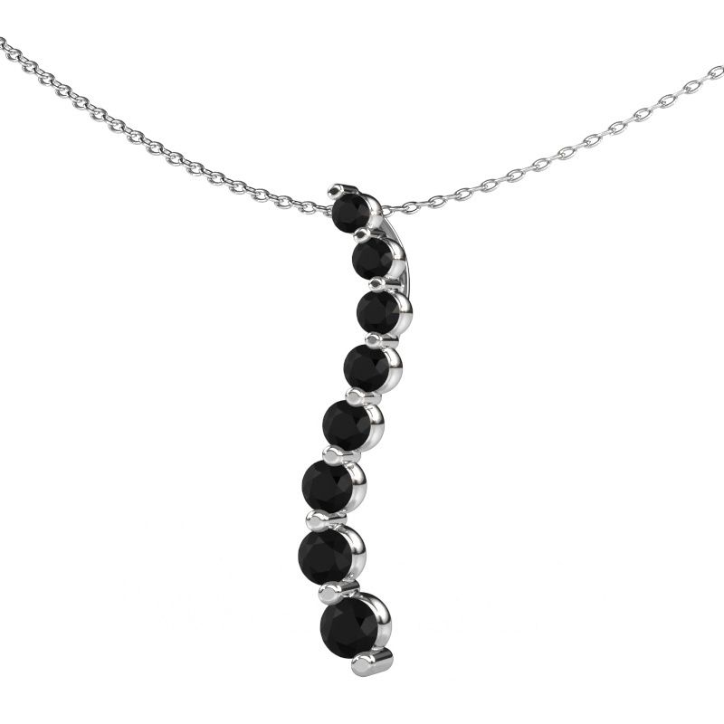 Anhänger Celeste 3 585 Weißgold Schwarz Diamant 1.212 crt