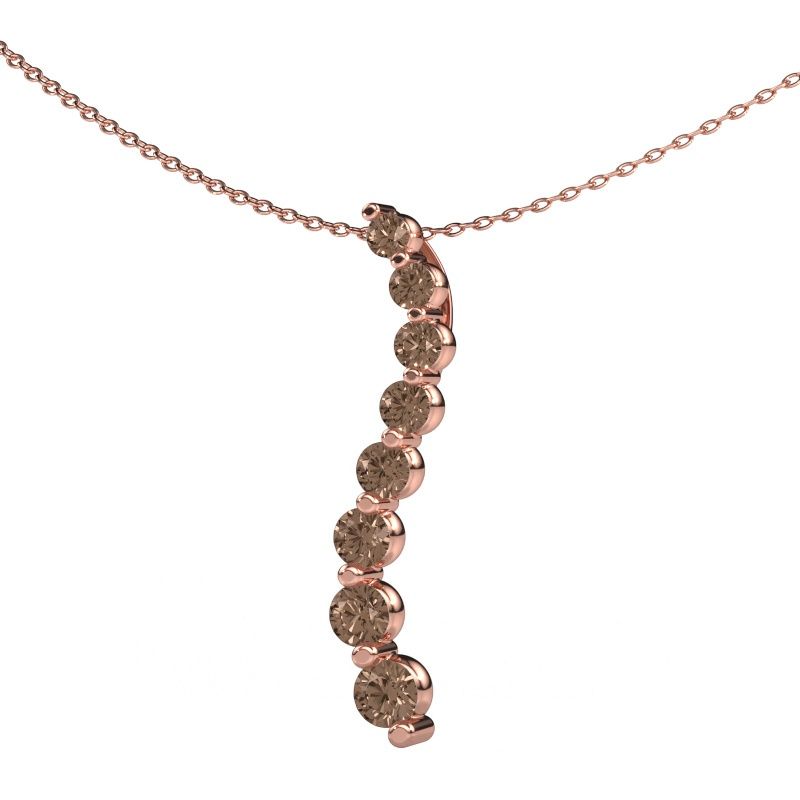 Anhänger Celeste 3 585 Roségold Braun Diamant 1.01 crt