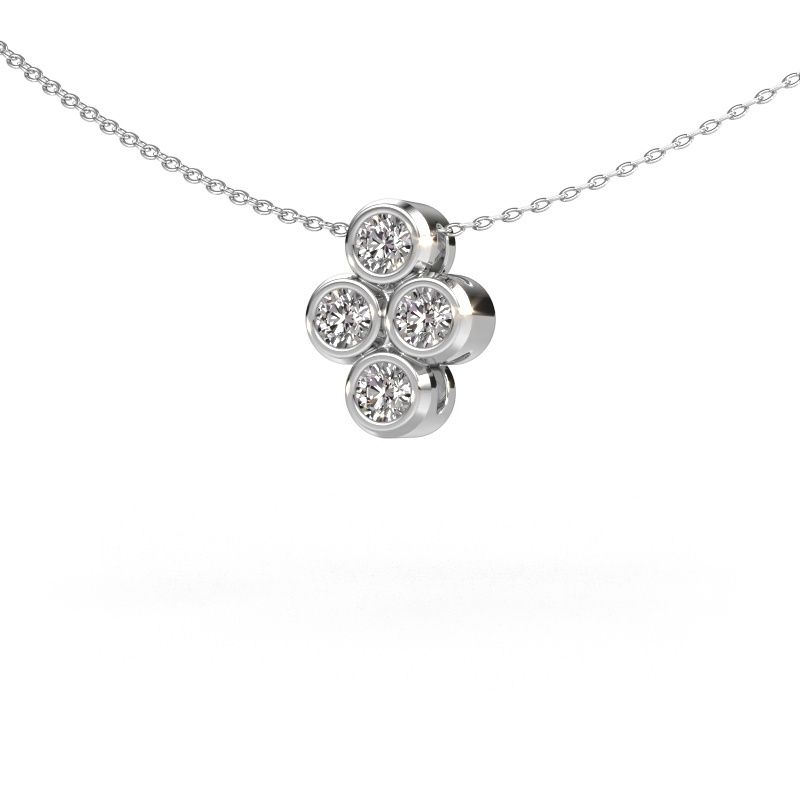 Pendant Judi 950 platinum diamond 0.60 crt