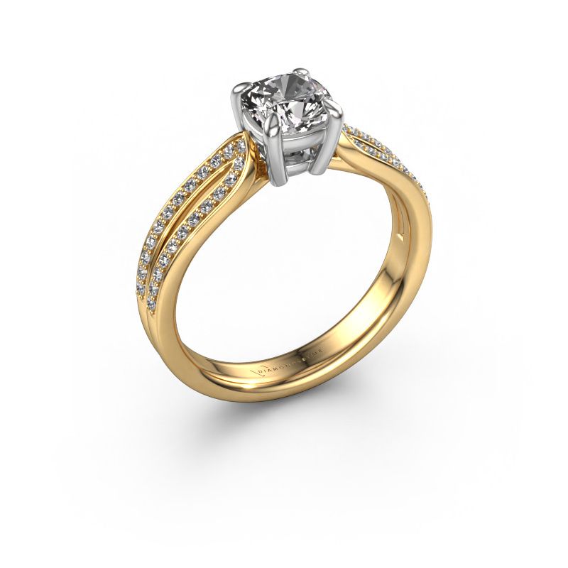 Engagement ring Antonia cus 2 585 gold diamond 1.23 crt