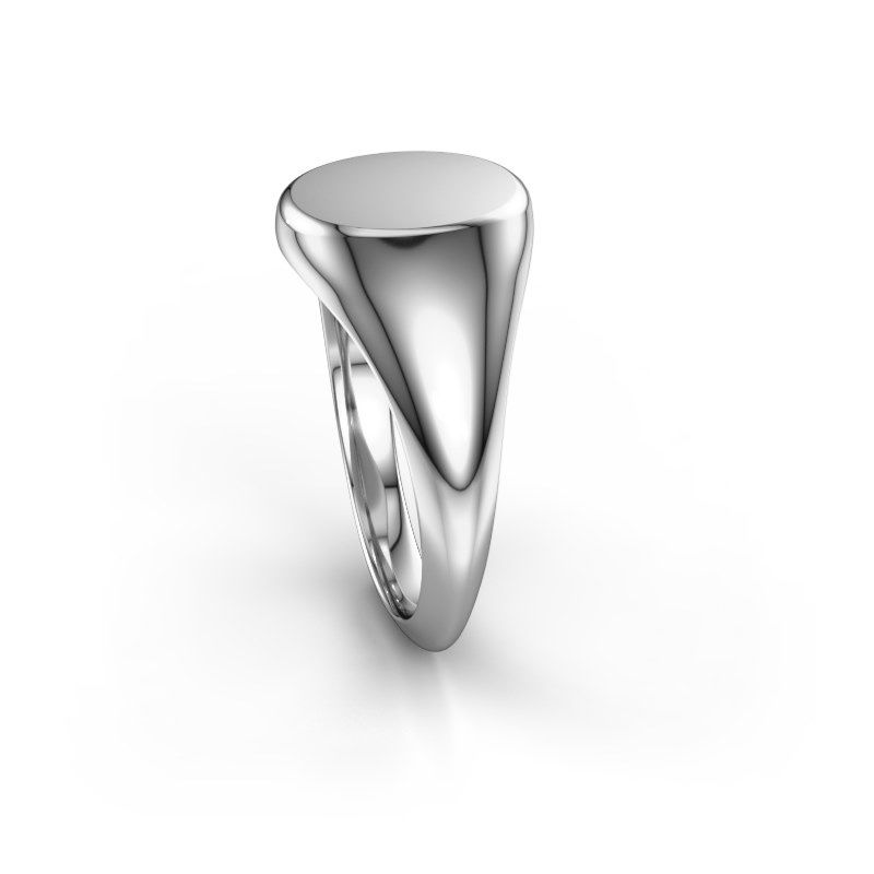 Image of Signet ring rochelle 2<br/>585 white gold
