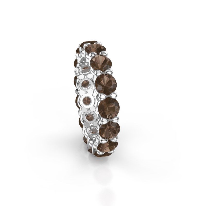 Bild von Ring heddy rnd 4.2<br/>585 Weißgold<br/>Rauchquarz 4.2 mm