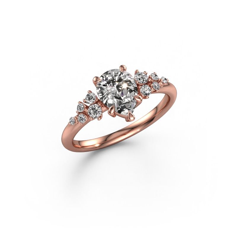 Bague Royce PER 585 or rose diamant synthétique 1.203 crt