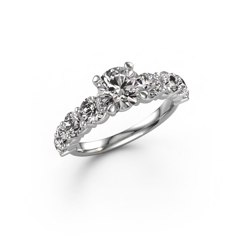 Bague de fiançailles Deja 950 platine diamant 1.00 crt