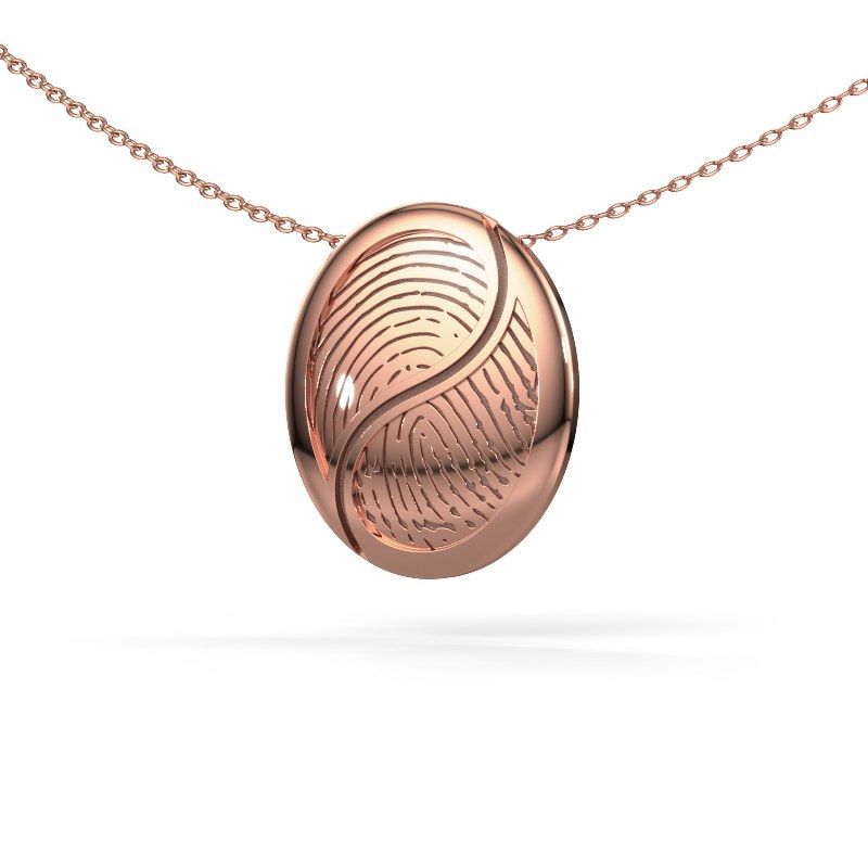 Pendant Fingerprint 3 585 rose gold