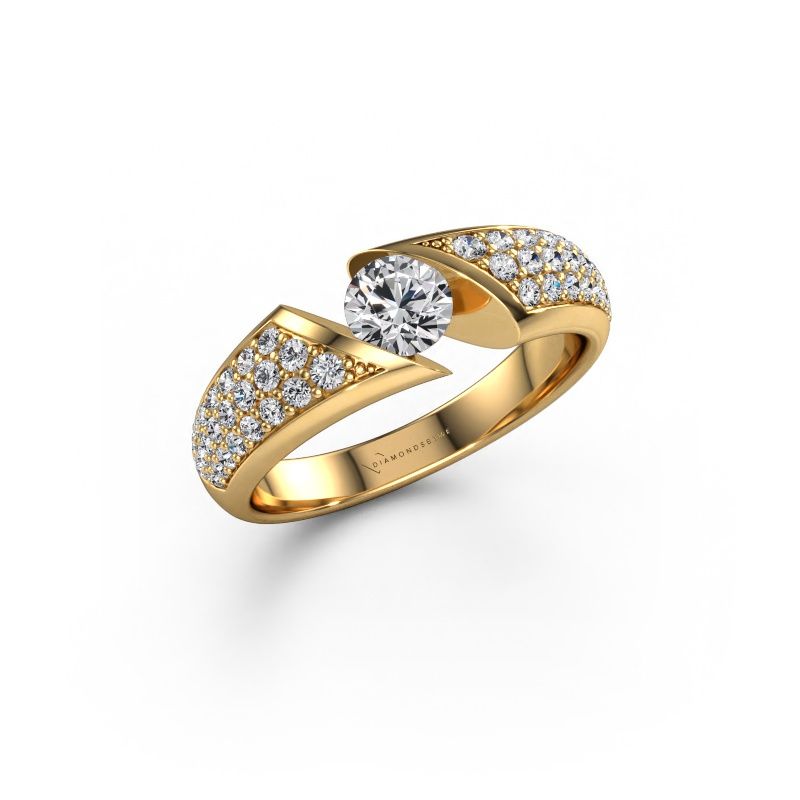 Engagement ring Hojalien 3 585 gold lab grown diamond 0.848 crt