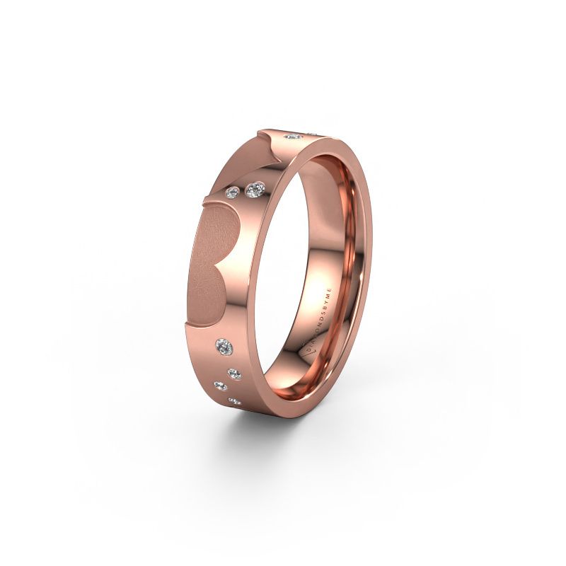 Ehering WH2114L25A 585 Roségold Diamant ±5x1.7 mm