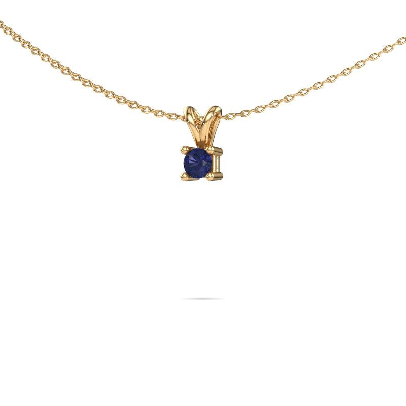 Kette Eline 585 Gold Saphir 5 mm