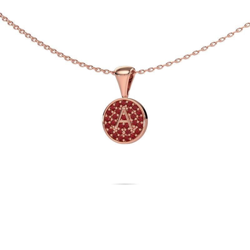 Image of Initial pendant Initial 010 585 rose gold