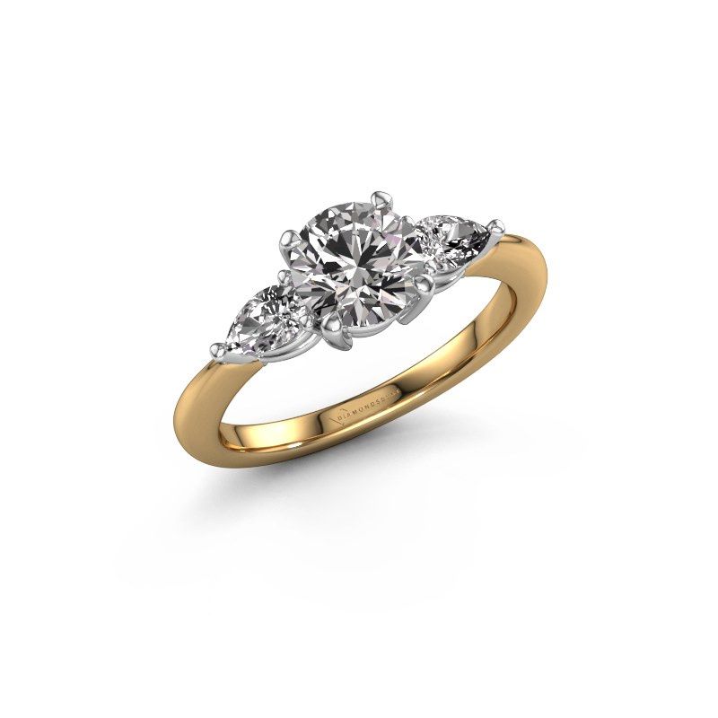 Afbeelding van Verlovingsring Chanou RND 585 goud diamant 1.50 crt