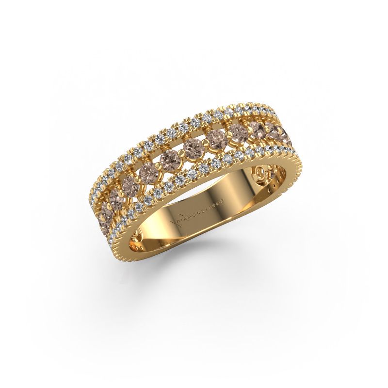 Ring Elizbeth 1 585 Gold Braun Diamant 0.84 crt