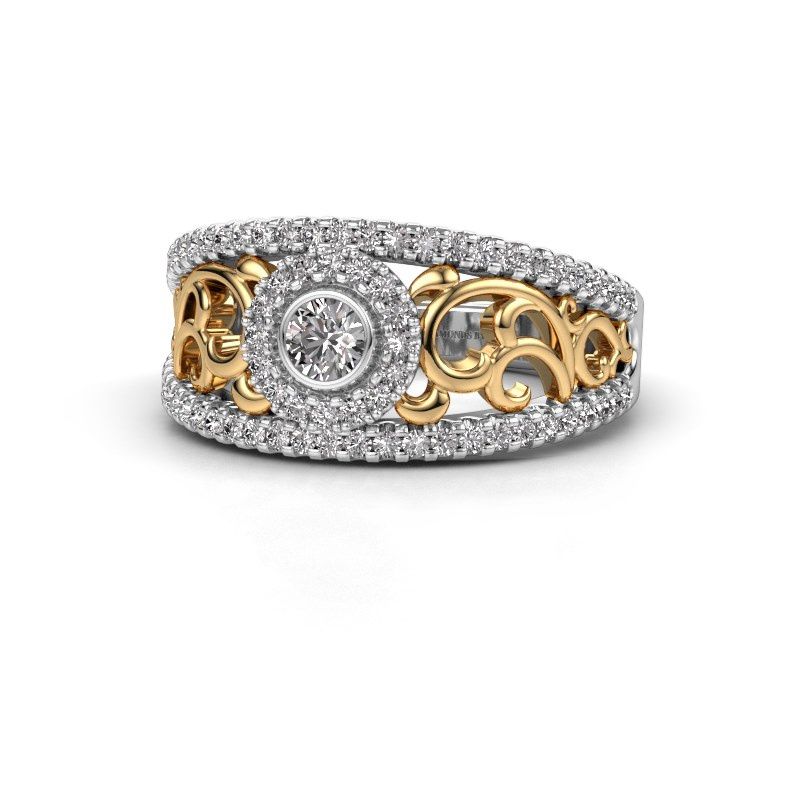 Image of Ring Lavona<br/>585 white gold<br/>Diamond 0.50 crt