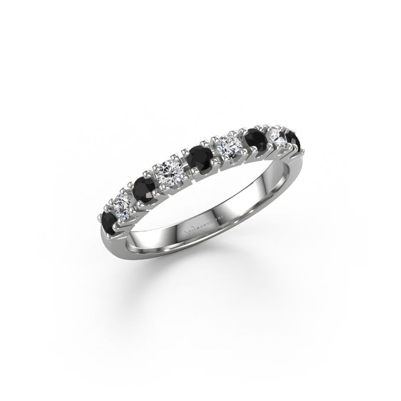 Bague Rianne 9 950 platine diamant noir 0.55 crt