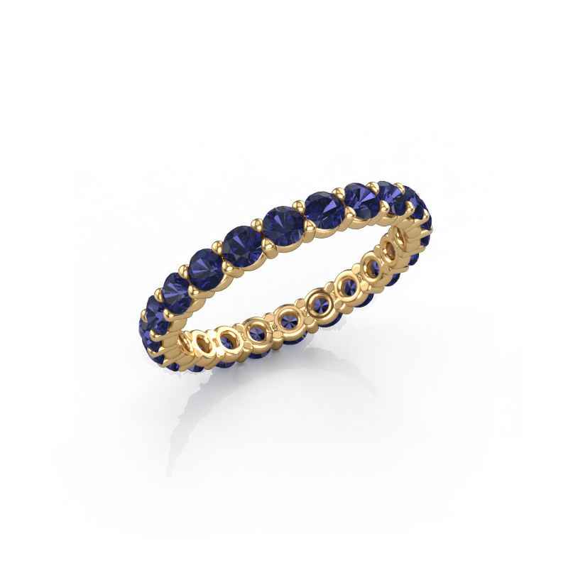 Stackable ring Heddy rnd 2.7 585 gold sapphire 2.7 mm