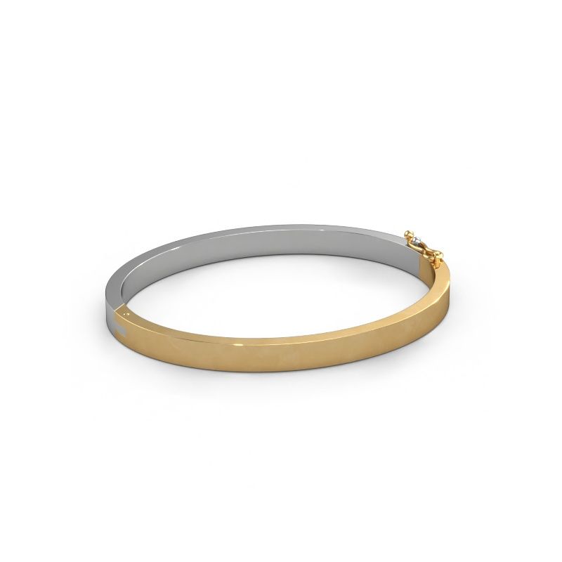 Slavenarmband Edra 5mm 585 witgoud