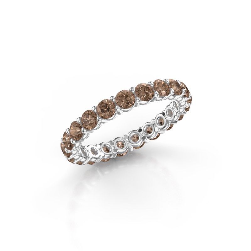 Bild von Ring heddy rnd 2.9<br/>950 Platin<br/>braun diamant 1.995 crt