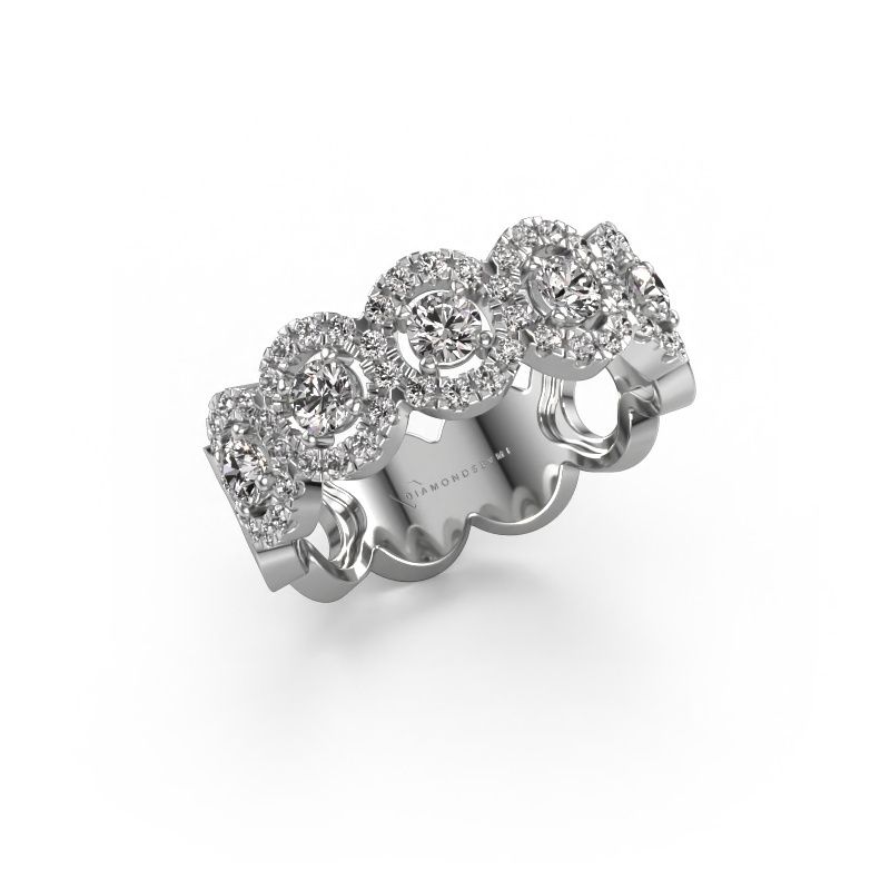 Ring Tanisha 950 platinum diamond 0.79 crt