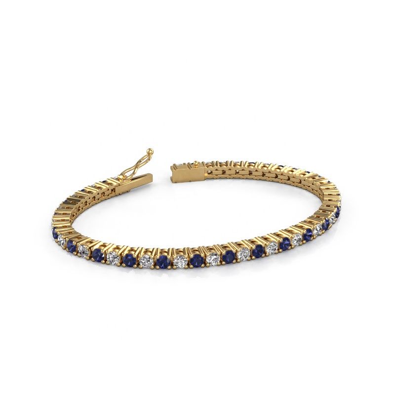 Tennis bracelet Karin 3.5 mm 585 gold lab grown diamond 4.32 crt