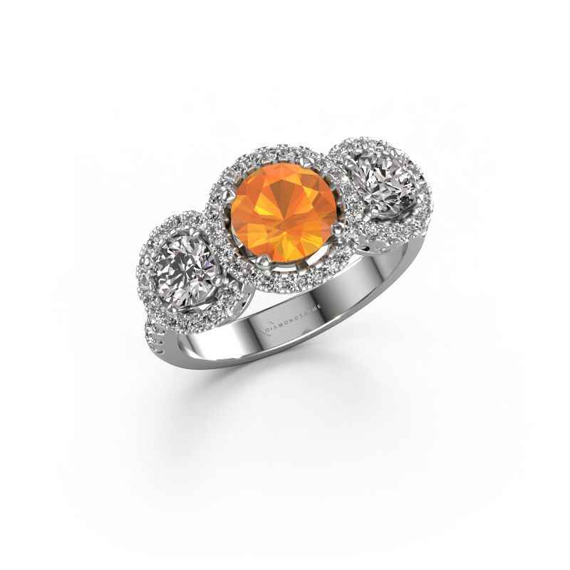 Ring Lacie 950 platina citrien 6.5 mm