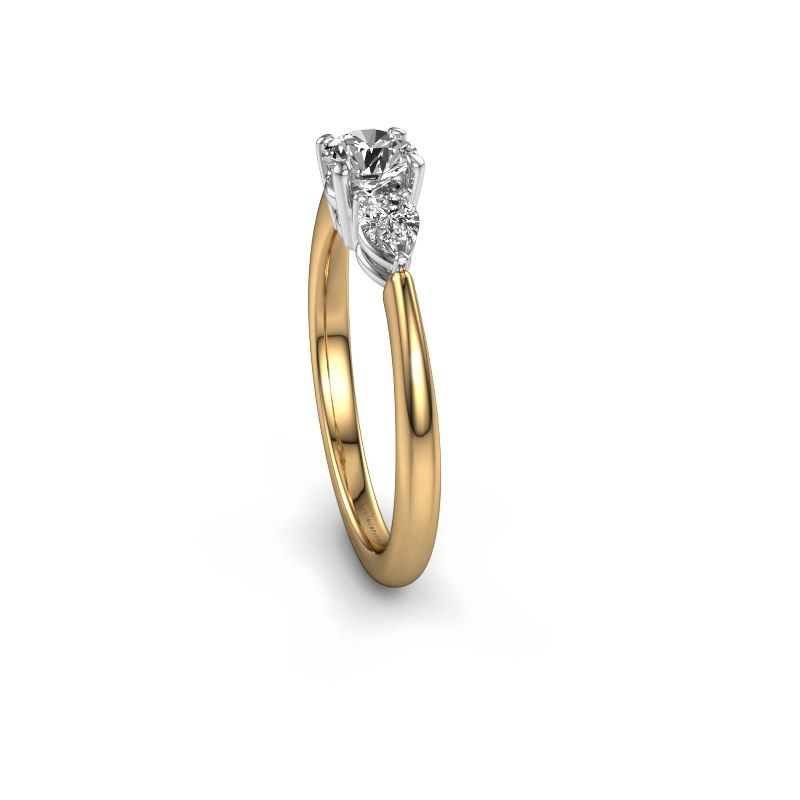 Afbeelding van Verlovingsring Chanou RND 585 goud diamant 0.82 crt