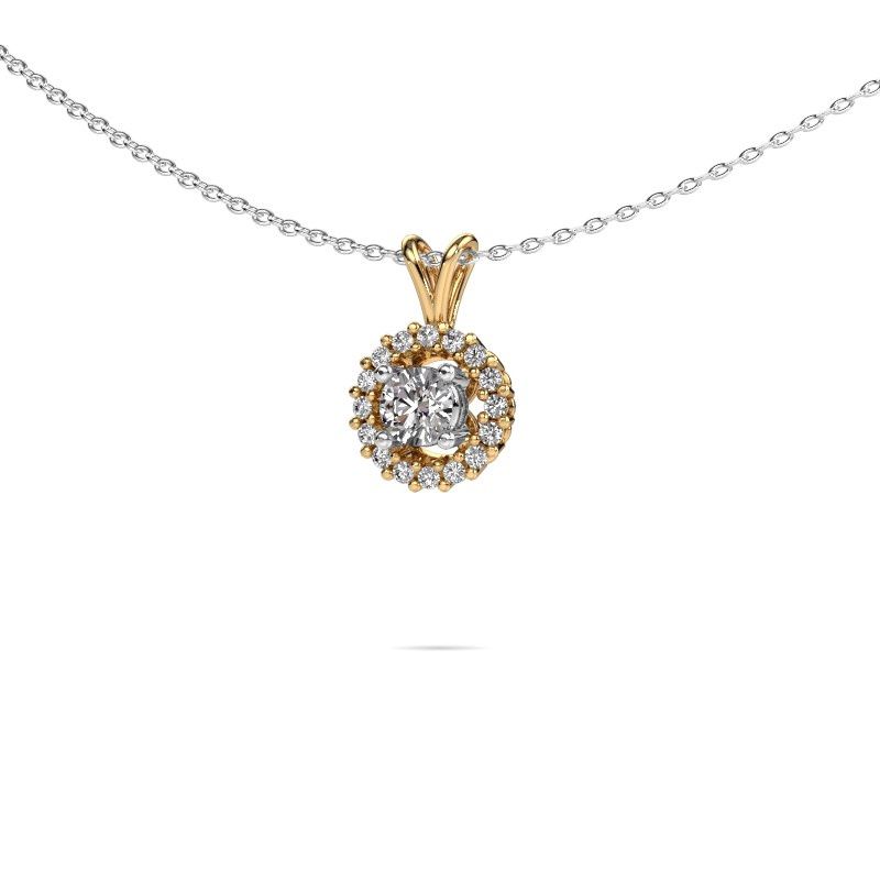 Pendant Tennille 585 gold diamond 0.37 crt