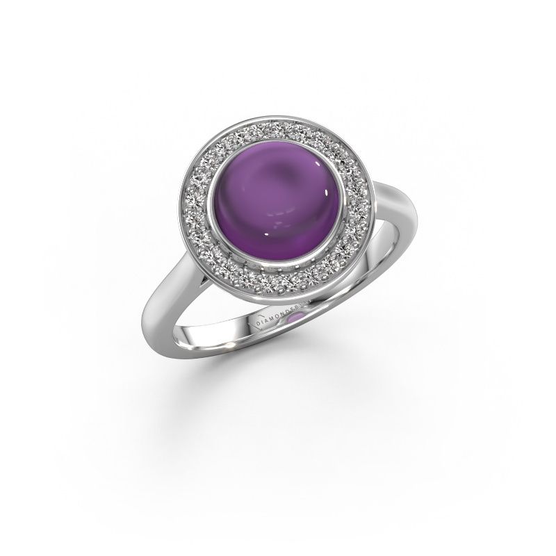 Ring Alisa 950 Platin Amethyst 8 mm