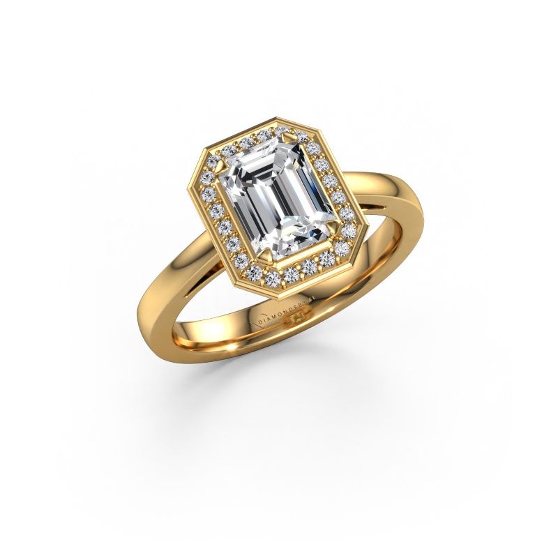 Engagement ring Dodie 1 eme 585 gold lab grown diamond 1.62 crt